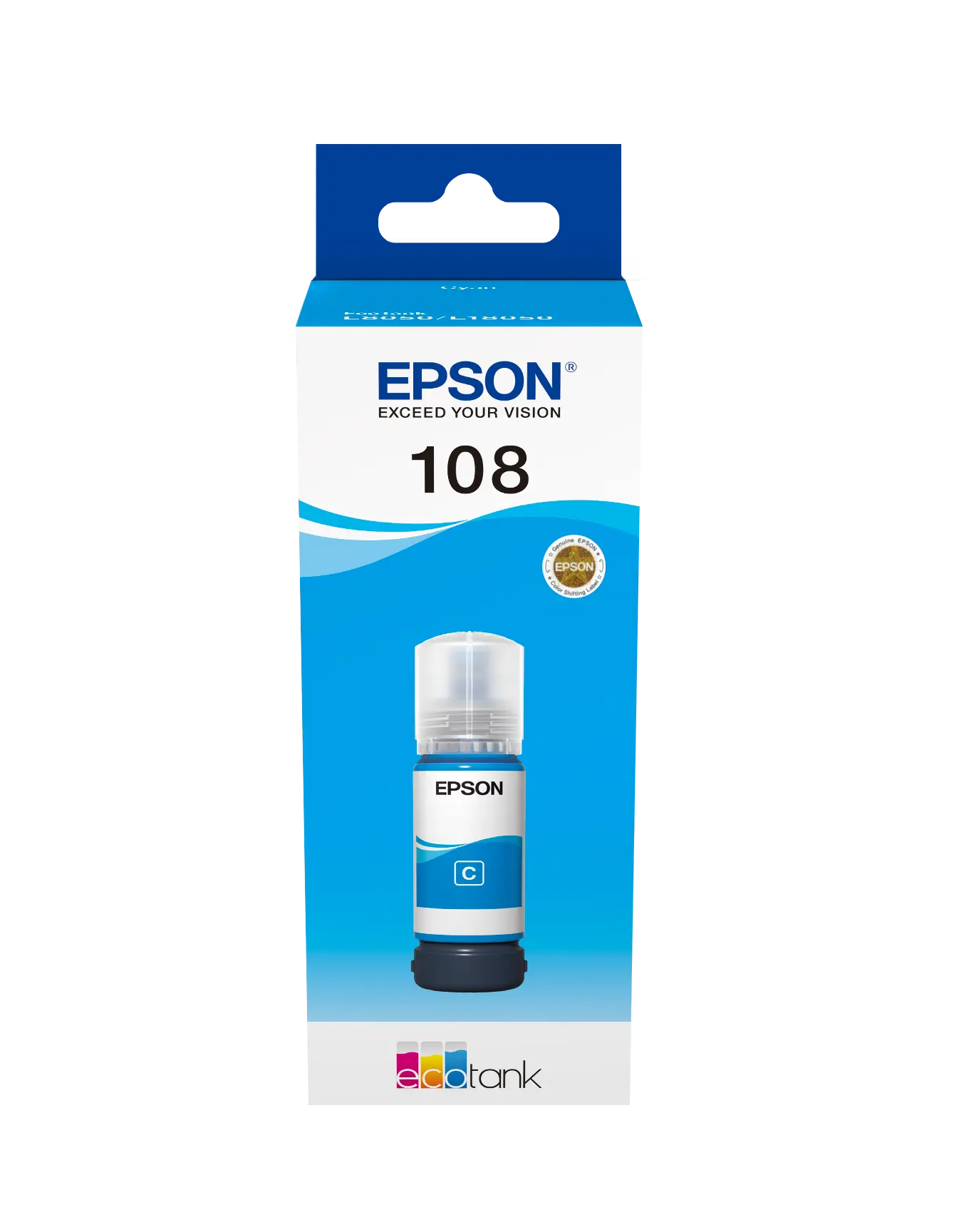 Epson 108 Ink Bottle - Cyan