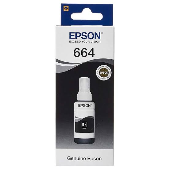 Epson T664 Ink Bottle - Black
