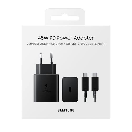 Samsung 45W Charging Adapter with Cable