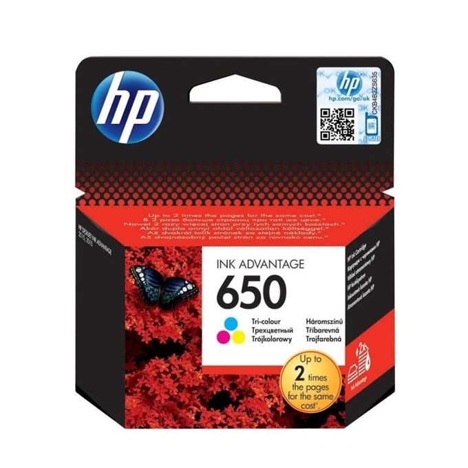 HP 650 Ink Cartridge - Tri-Color